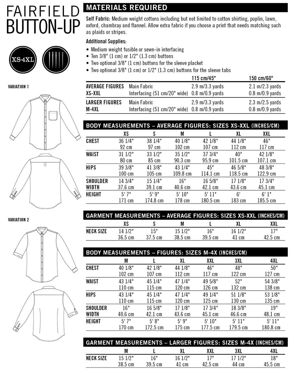 Fairfield Button-up Shirt Pattern - Thread Theory - Image 11