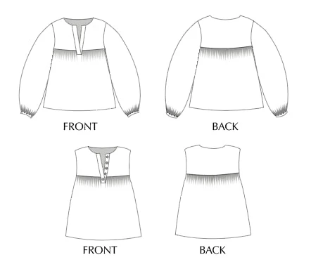 Felis Blouse - Paper Sewing Pattern - Sew Different - Image 5