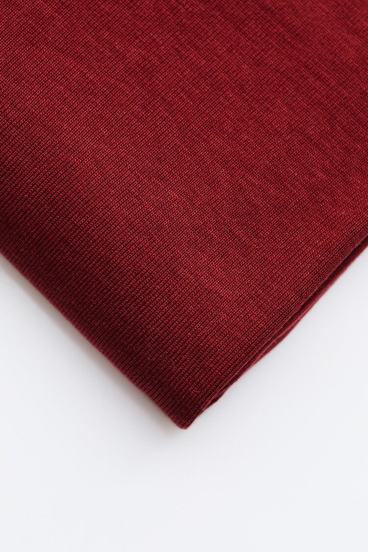 Fine 2x1 Rib Jersey TENCEL™ Lyocell Organic Cotton - OEKO-TEX® -  MeetMILK - Berry - Image 2