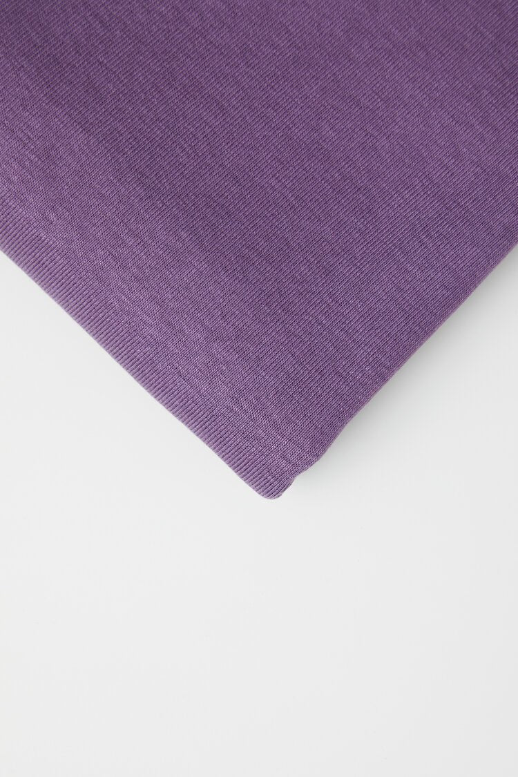 Fine 2x1 Rib Jersey TENCEL™ Lyocell Organic Cotton - OEKO-TEX® - MeetMILK - Mauve - Image 2