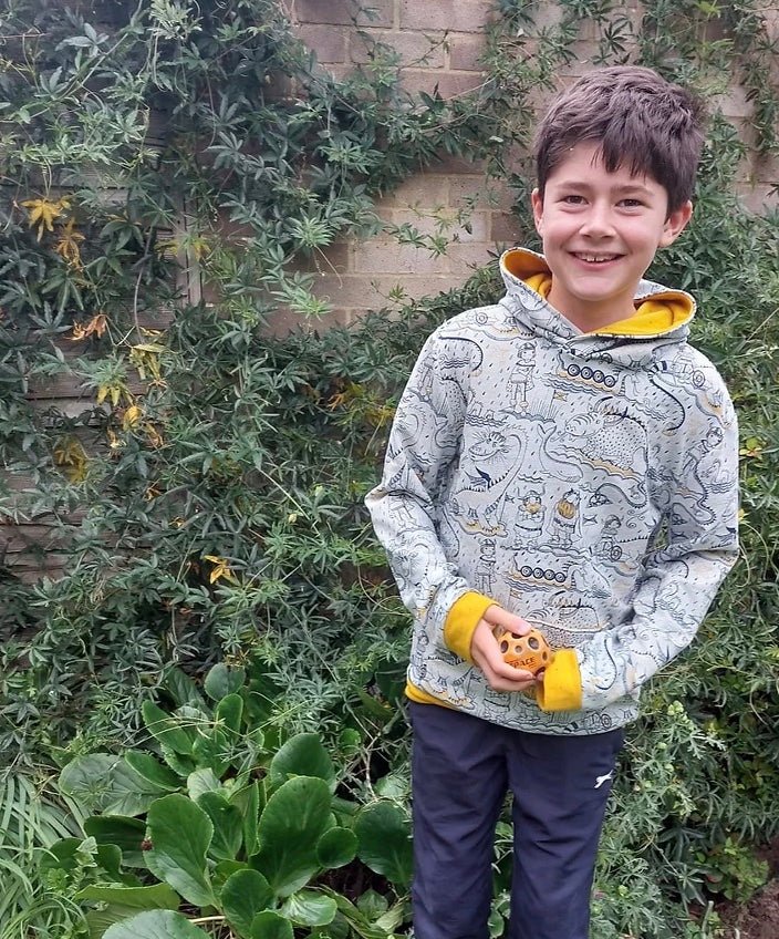 Finley Colour Blocked Hoodie - Kids Paper Sewing Pattern - Two Stitches Patterns - Image 7