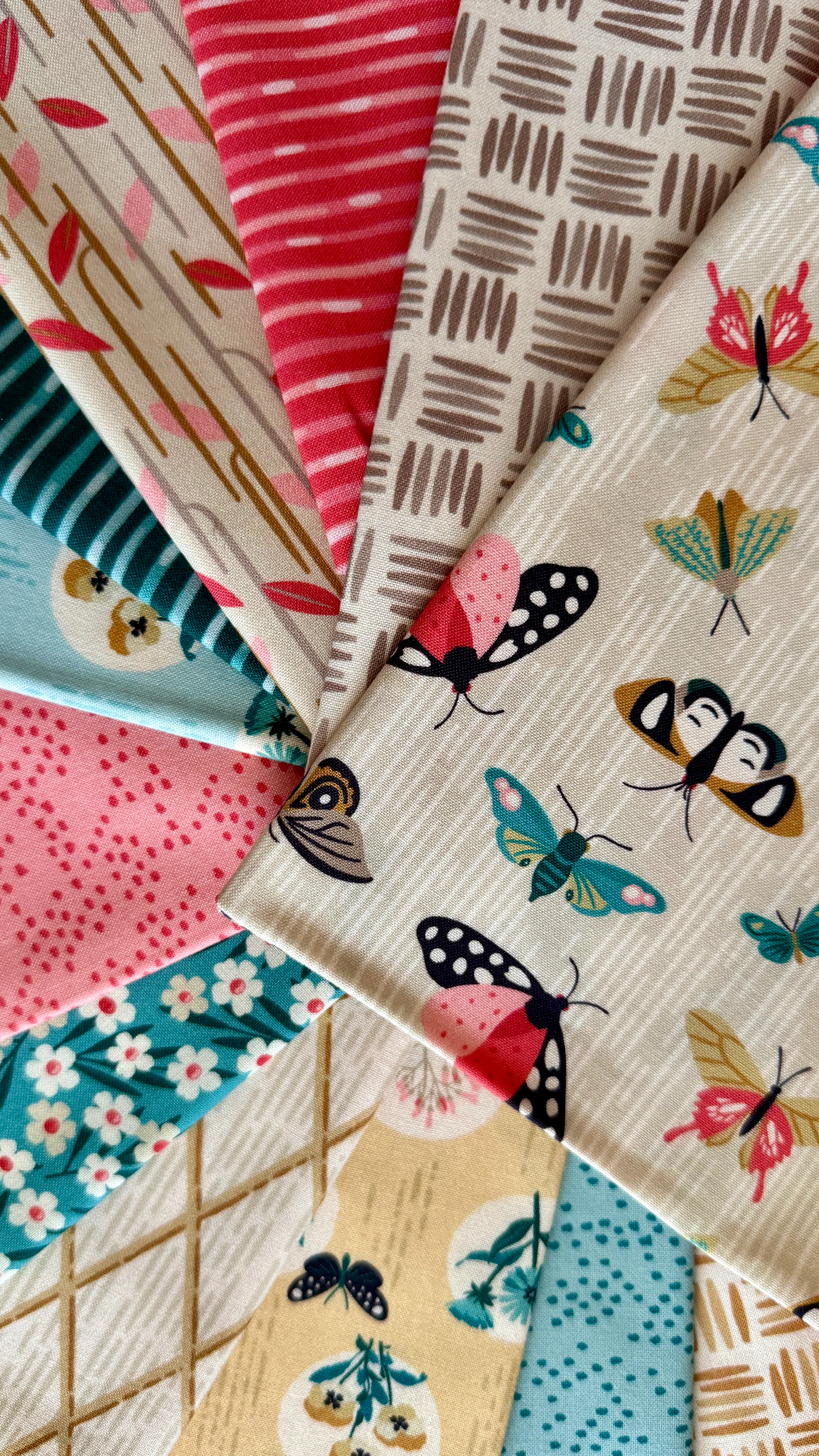 Firefly Dots - Pink - Garden Walks - Ann Gardner - Cloud 9 Fabrics - Poplin - Image 4