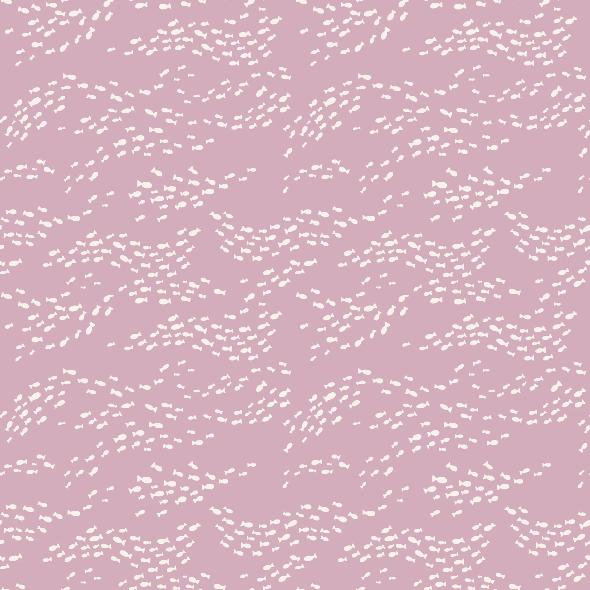 Fish School - Dusty Pink - Seashell Serenade - Jayme Murray - Cloud 9 Fabrics - Poplin - Image 3