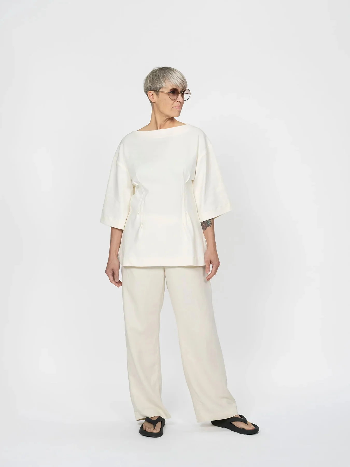 Fitted Waist T-Shirt Pattern - The Assembly Line -XS3XL - Image 5