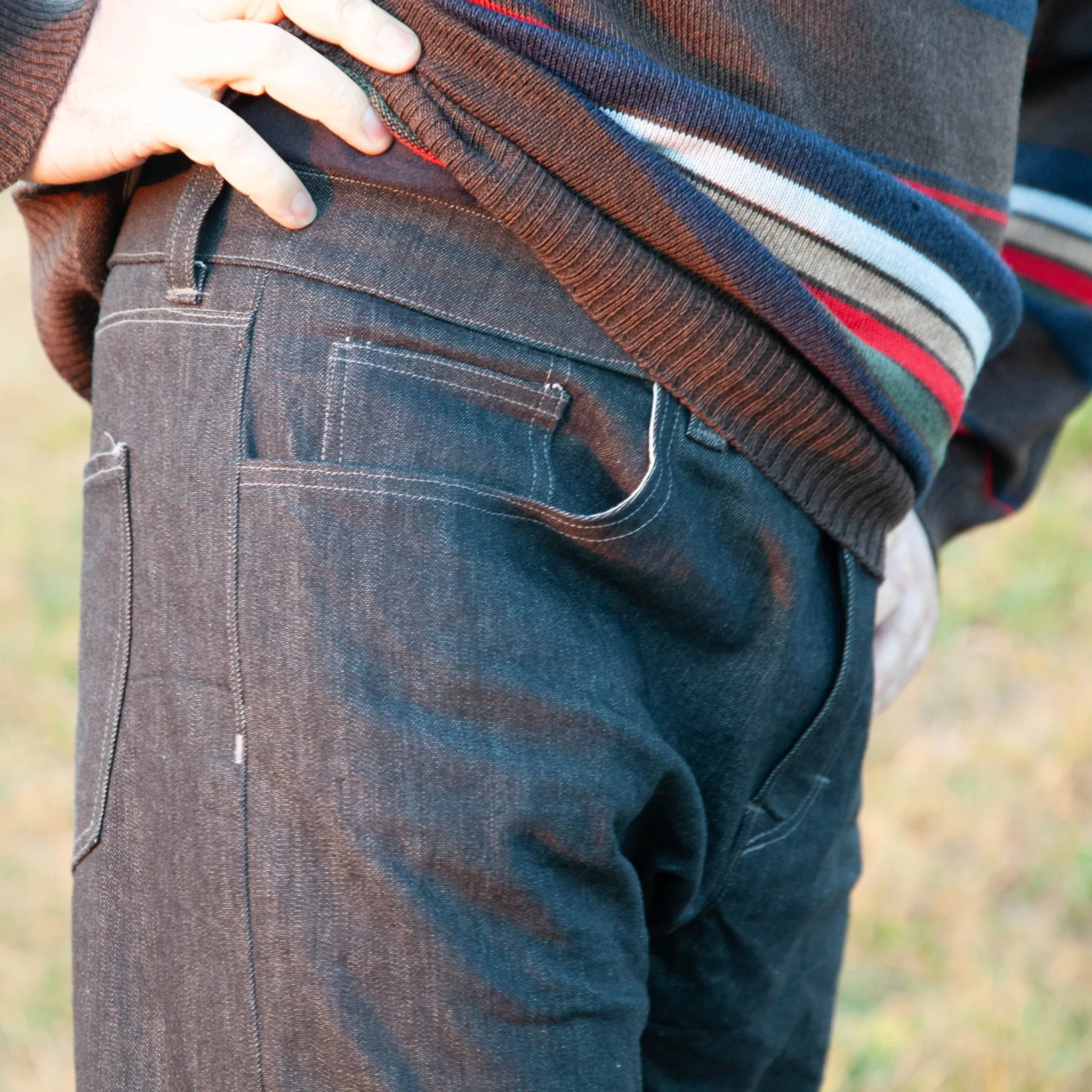 Five Pocket Jeans Mens Paper Pattern - Wardrobe by Me - Image 9