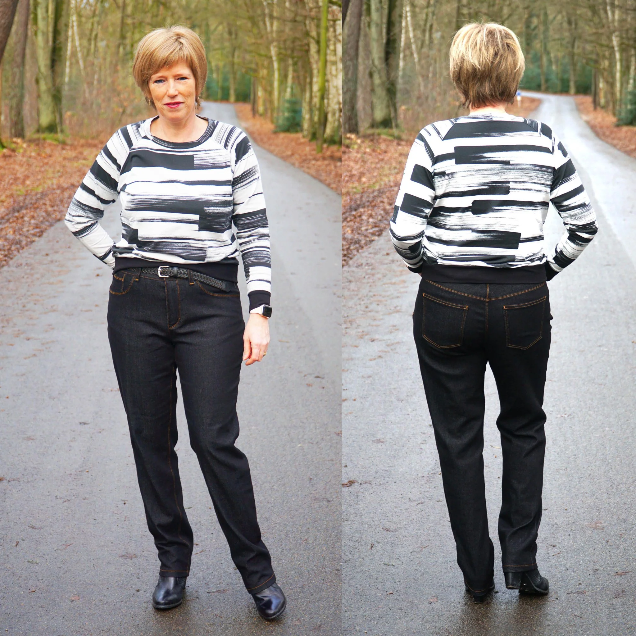 Five Pocket Jeans Womens Paper Pattern - Wardrobe by Me - Image 5