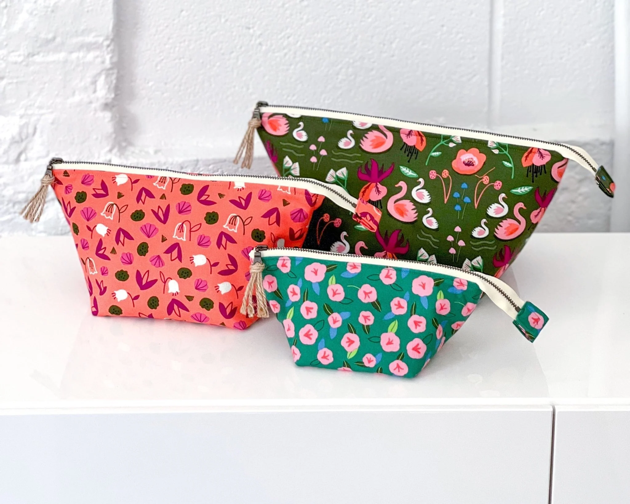 Floating Flora - Spring Riviere - Kate Merritt - Cloud 9 Fabrics - Poplin - Image 7