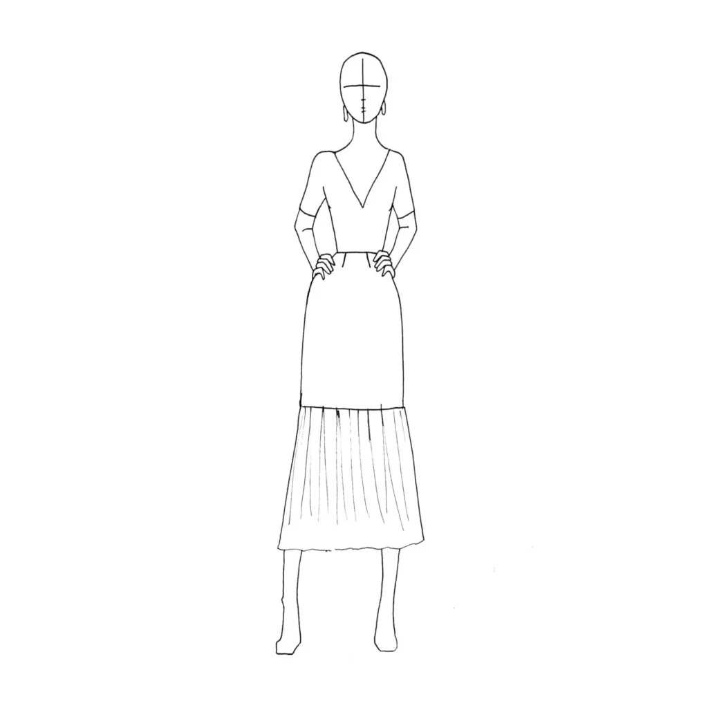 Florence Skirt Sewing Pattern - Size Me - Image 3