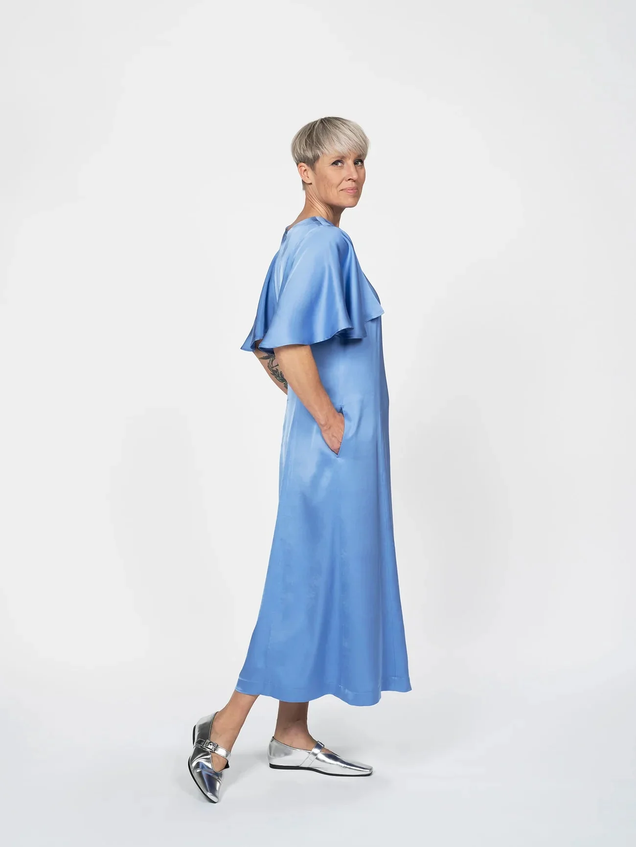 Flutter Sleeve Dress Pattern - The Assembly Line -XS3XL - Image 7