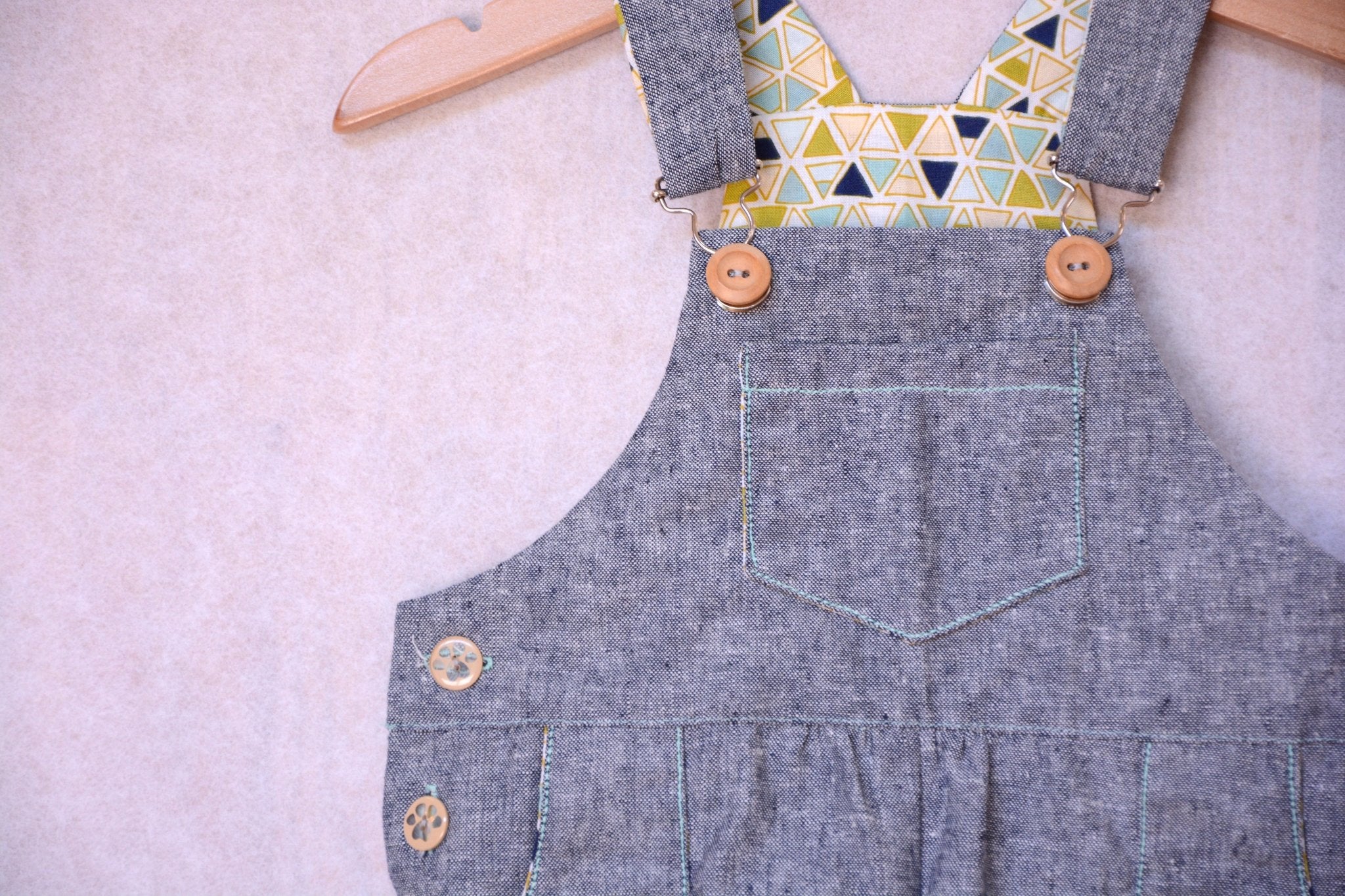 Frankie Dungarees & Dress (6mo-2years) - Kids Paper Sewing Pattern - Two Stitches Patterns - Image 12