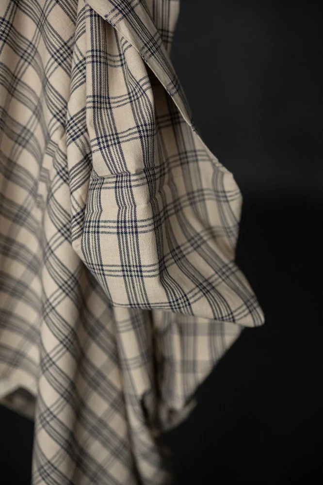 Freddie Check Handwoven Indian Cotton - Merchant & Mills - Image 3