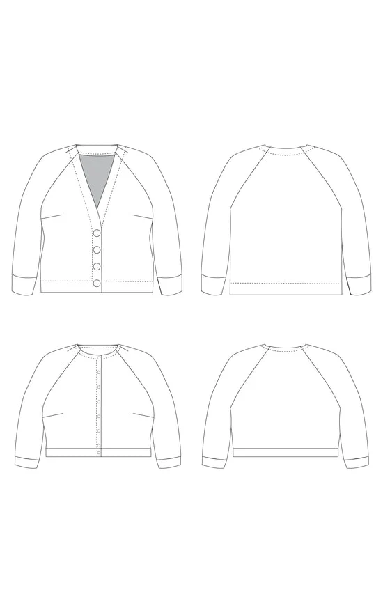 Fuller Cardigan Paper Pattern - Cashmerette - Image 10