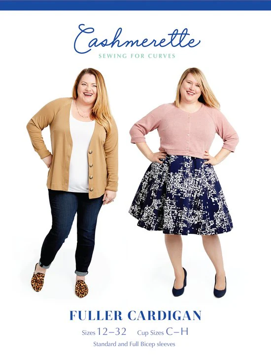 Fuller Cardigan Paper Pattern - Cashmerette - Image 11