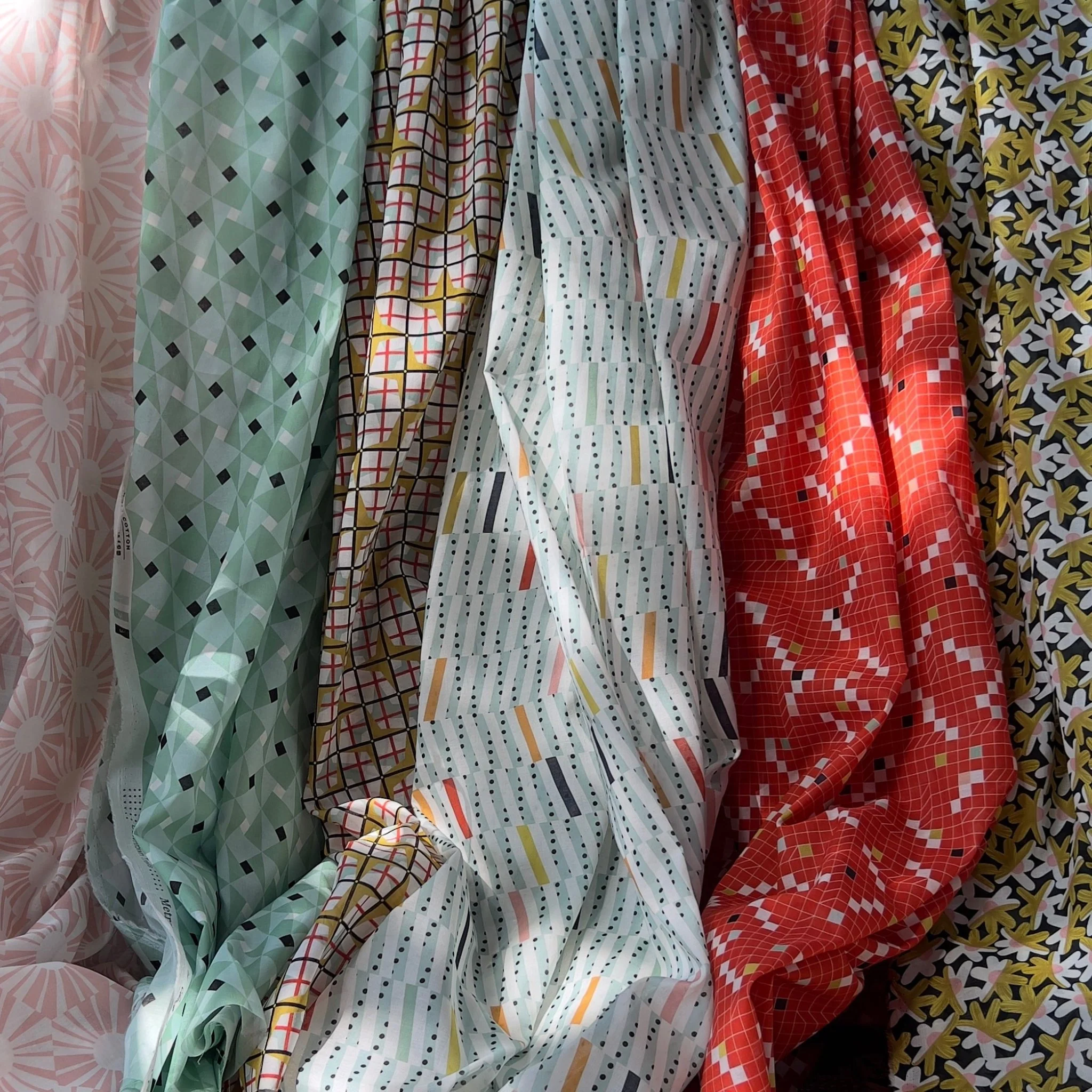 Games Night - Metro Garden by Avril Loreti - Cloud 9 Fabrics - Batiste - Image 6