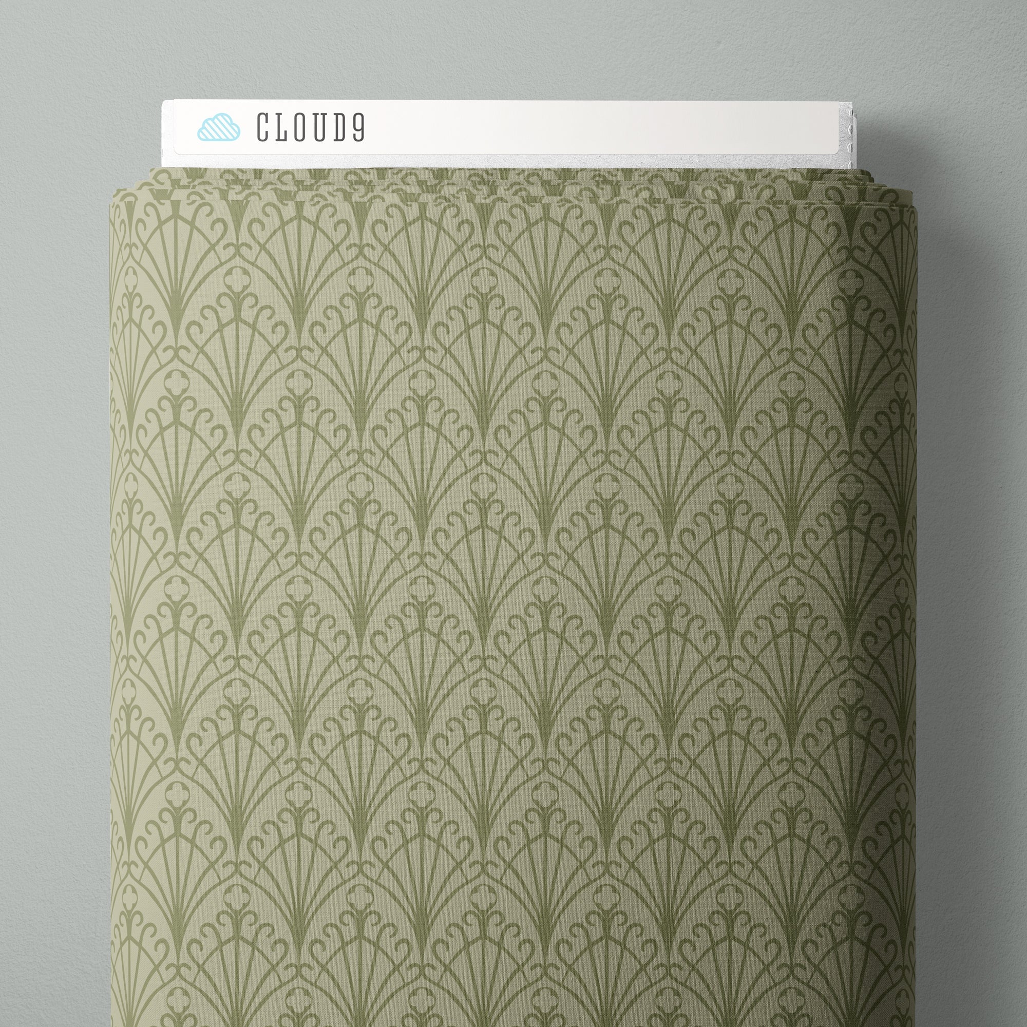 Garden Gate - Moss - Twilight Reverie - Lisee Ree Designs - Cloud 9 Fabrics - Poplin