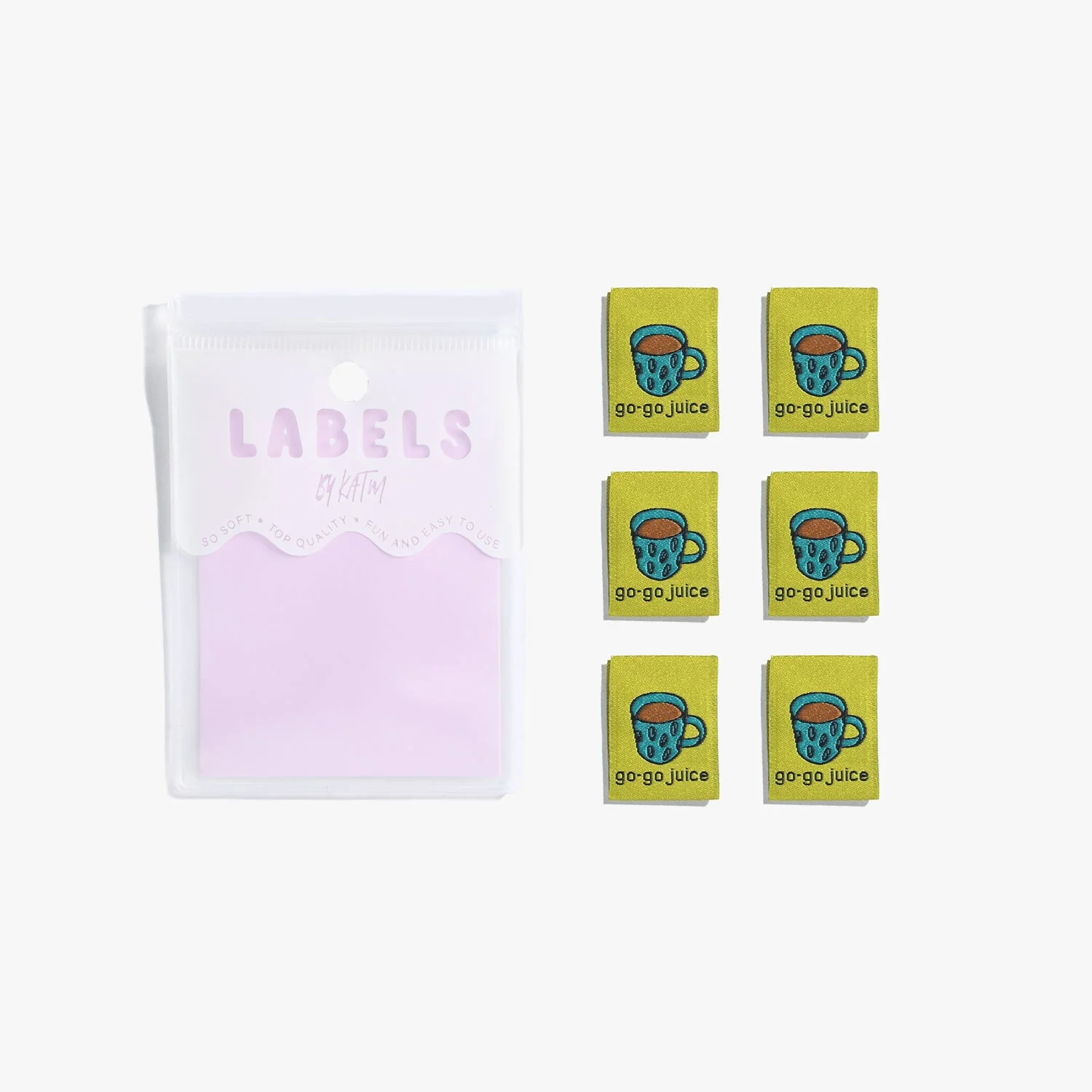 "GO-GO JUICE" Woven Label Pack - Kylie And The Machine - Image 3