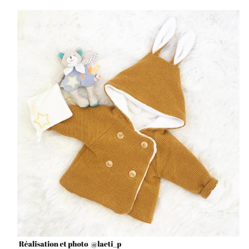 Grand'Ourse Cardigan & Jacket Sewing Pattern - Baby 6M/4Y - Ikatee - Image 23