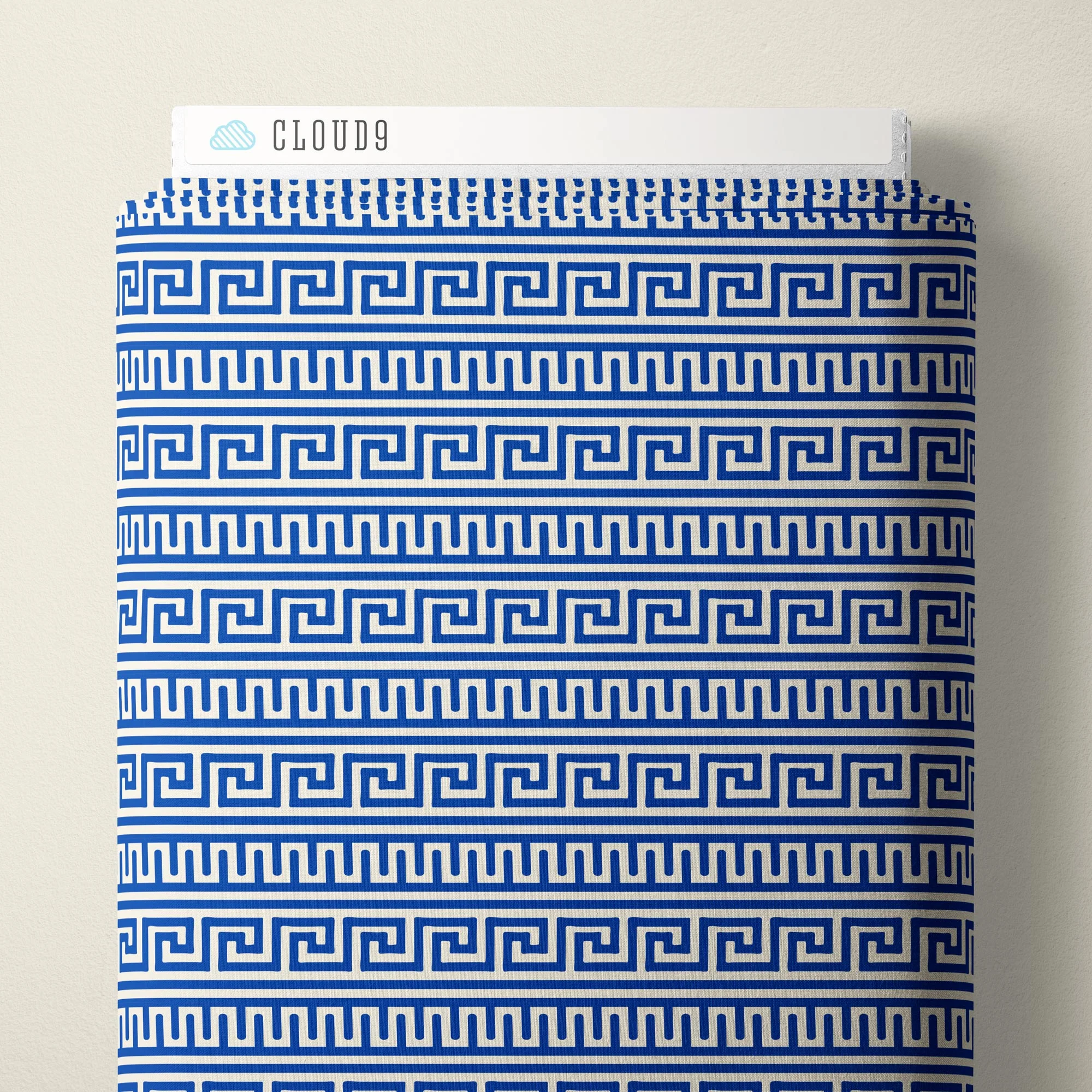Greek Decor - Blue - The Iliad - Aidi Riera - Cloud 9 Fabrics - Poplin