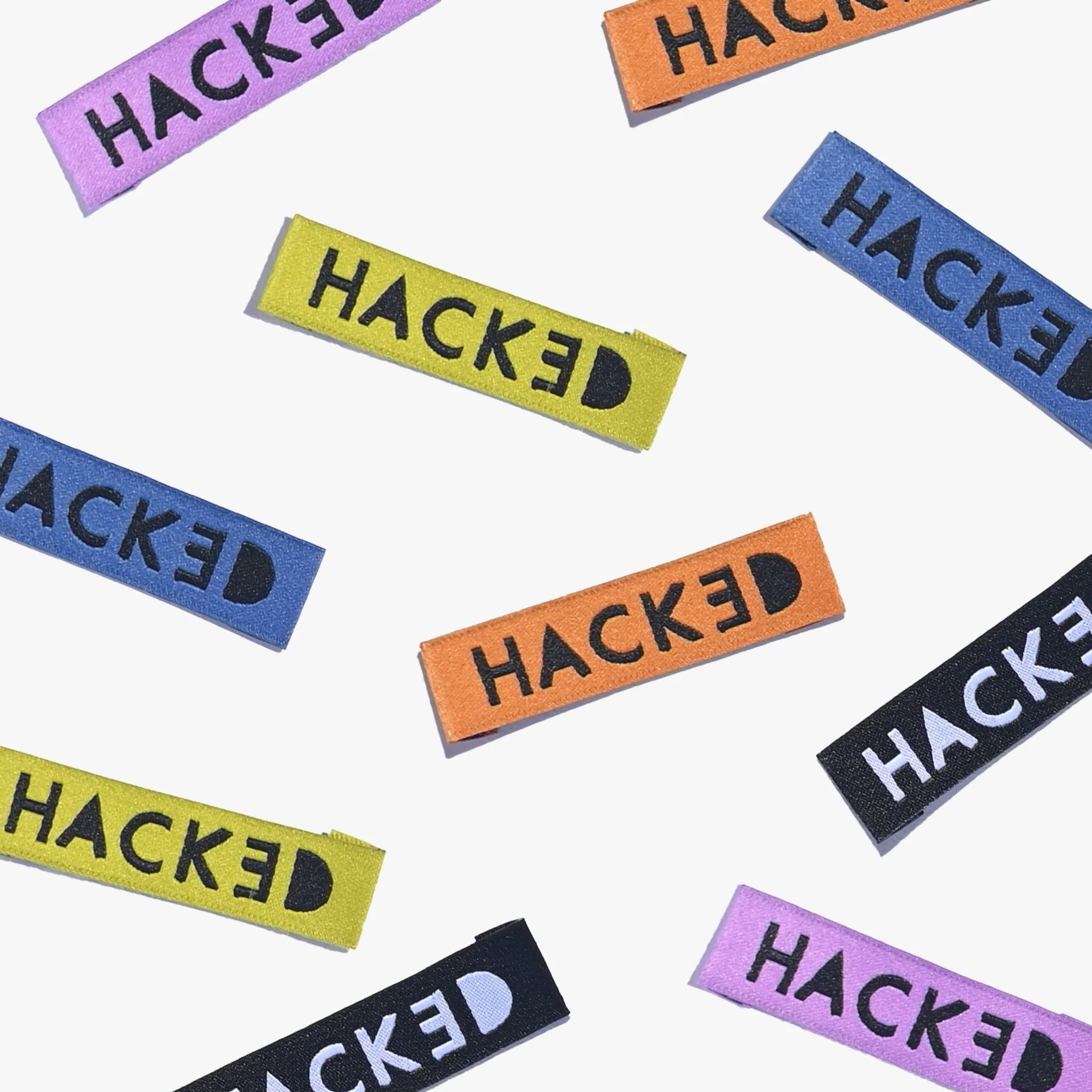 "HACKED" Woven Label Pack - Kylie And The Machine