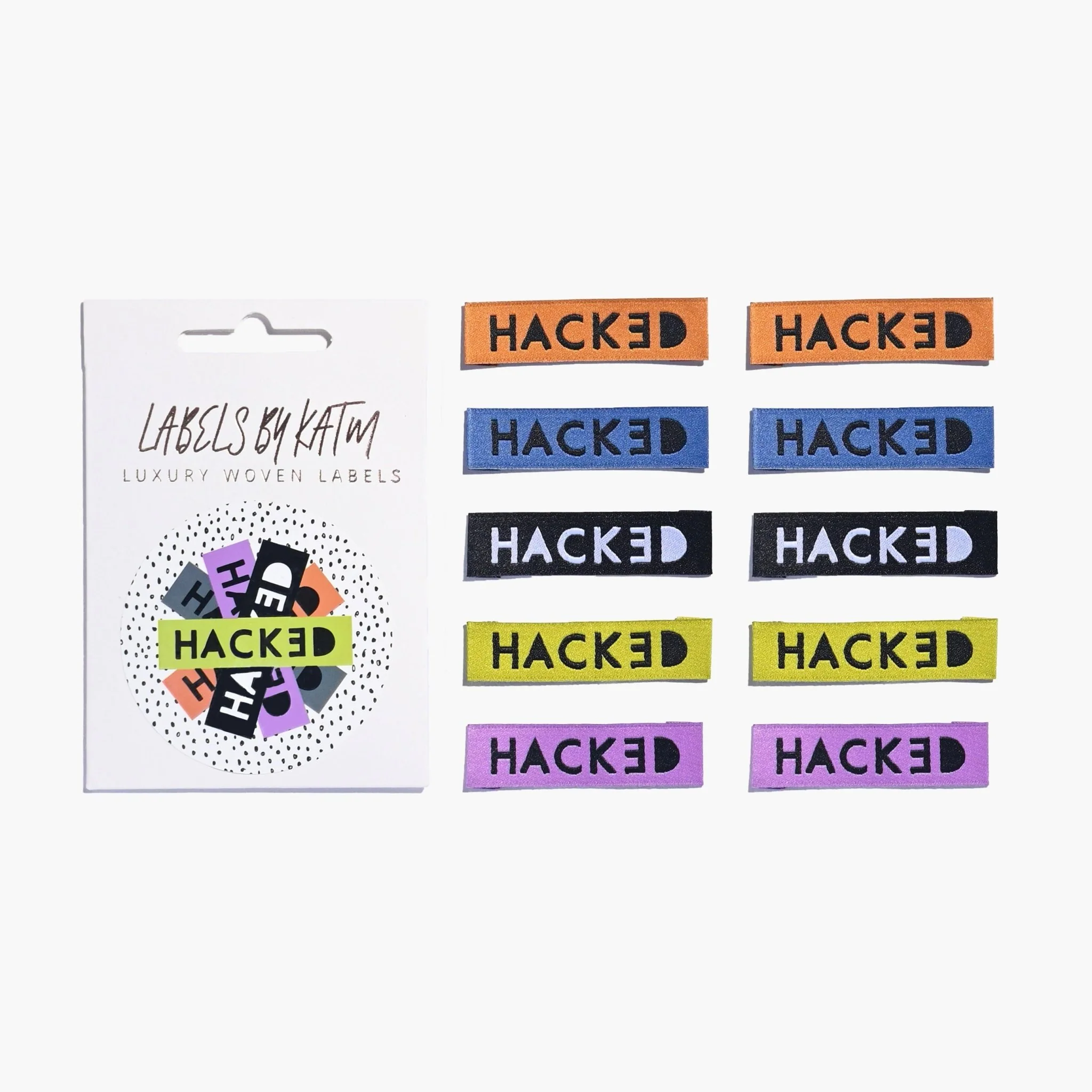 "HACKED" Woven Label Pack - Kylie And The Machine - Image 2