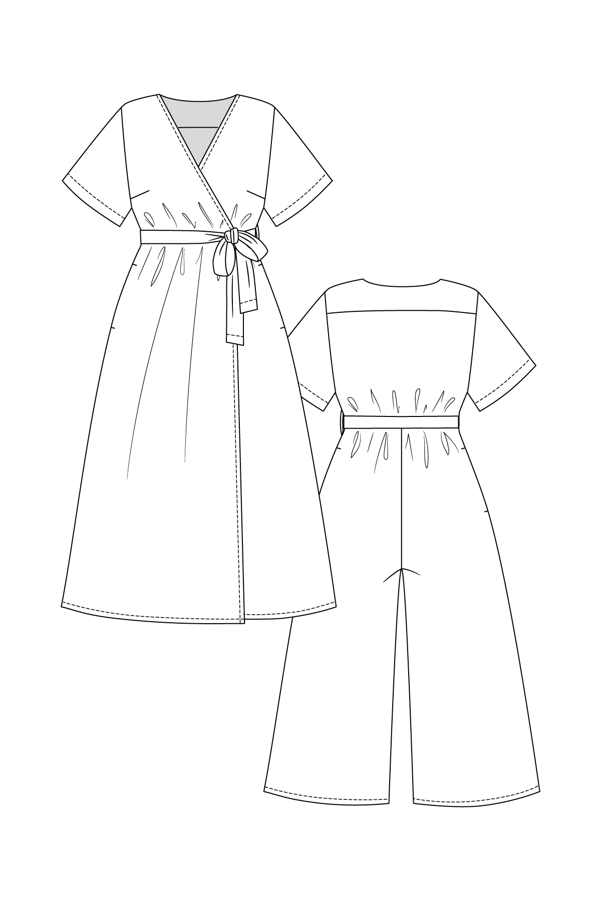 Hali Wrap Jumpsuit - PDF Pattern - Named Clothing - Image 5