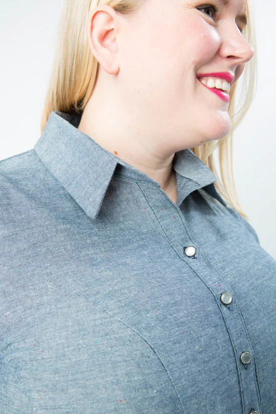 Harrison Shirt Paper Pattern - Cashmerette - Image 9