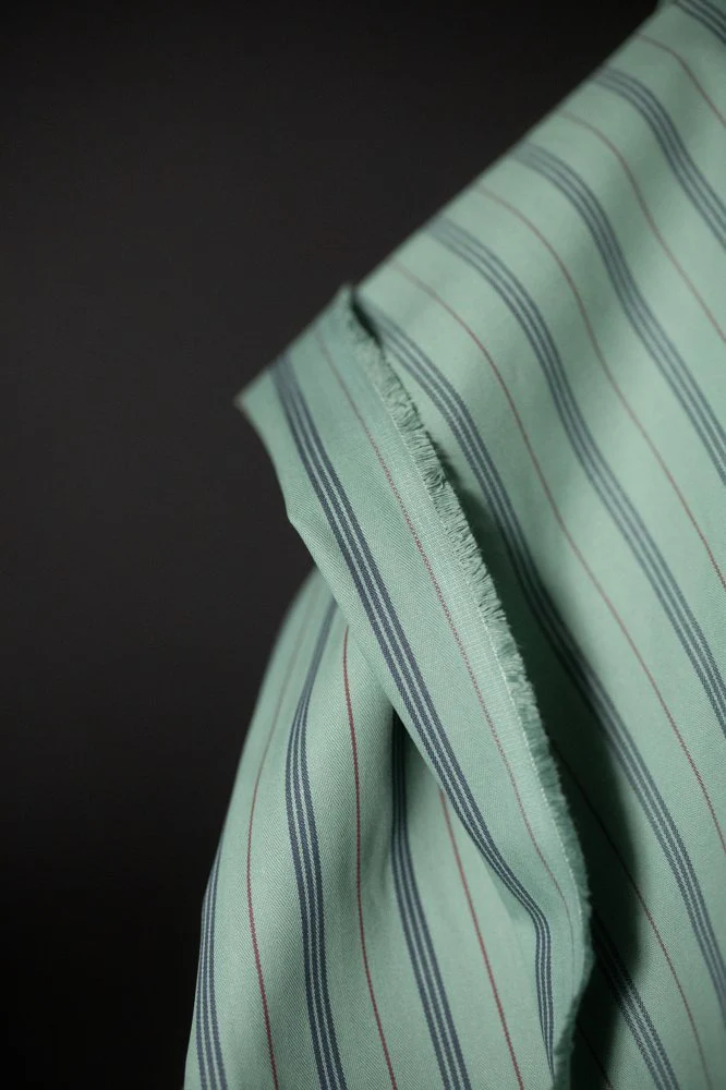 Havana Overdyed Organic Cotton Ticking - Merchant & Mills - Image 2