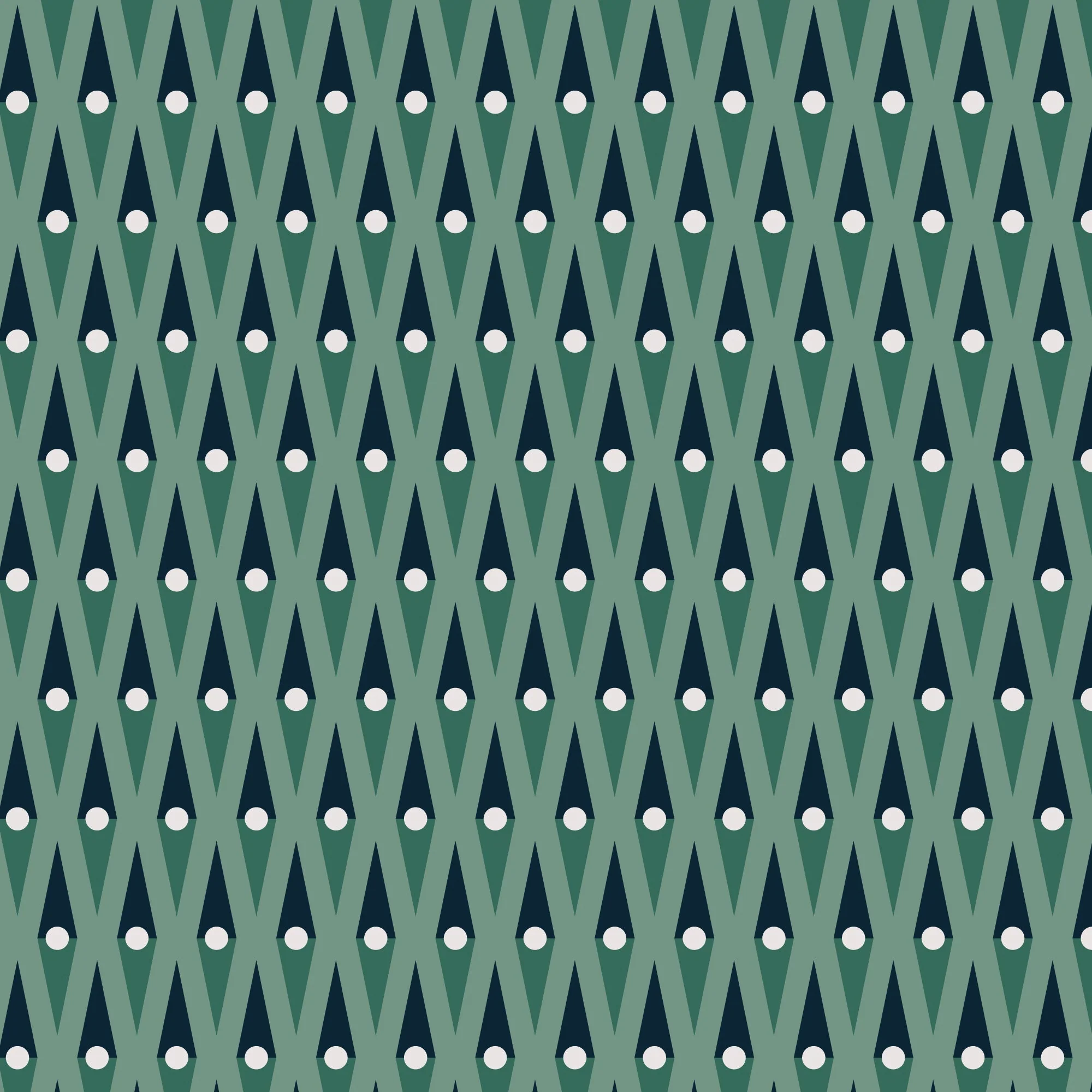 Head North - Green - Backwoods and Boots - Softly Studio - Cloud 9 Fabrics - Poplin - Image 3