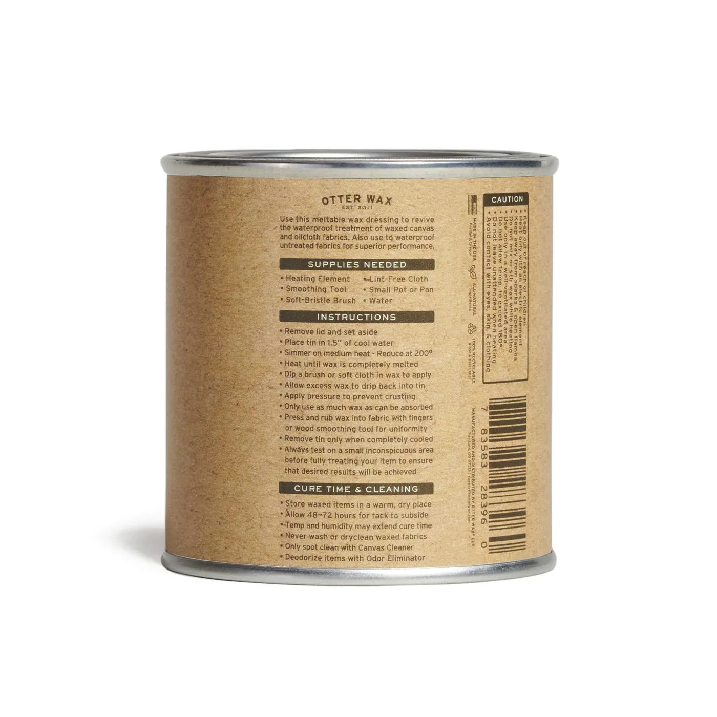 Heat-Activated Fabric Dressing - 8oz - Otter Wax - Image 2