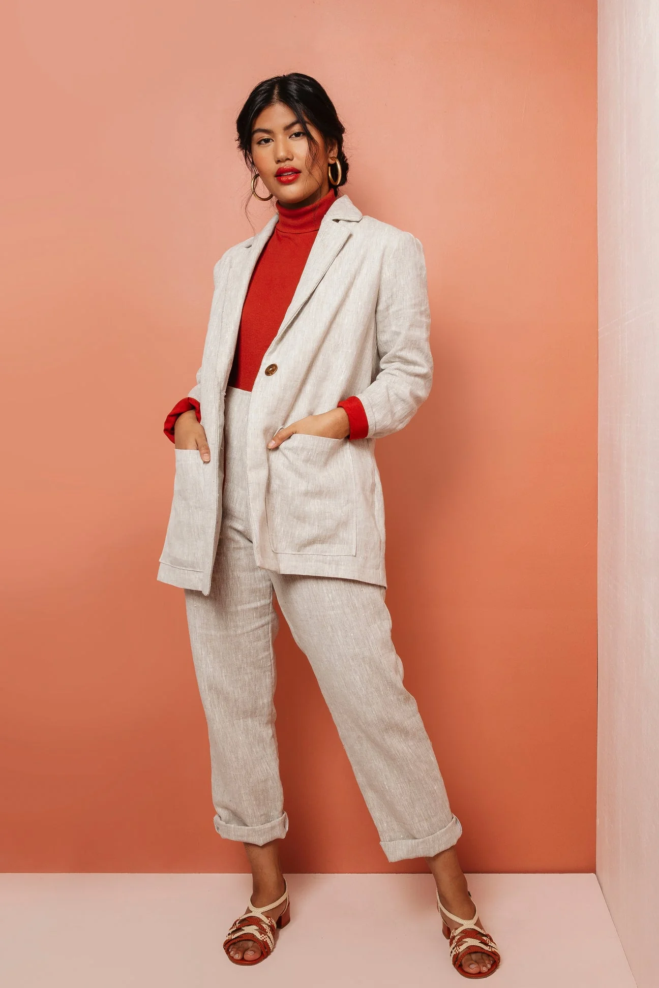 Heather Blazer Pattern - Friday Pattern Company - Image 7