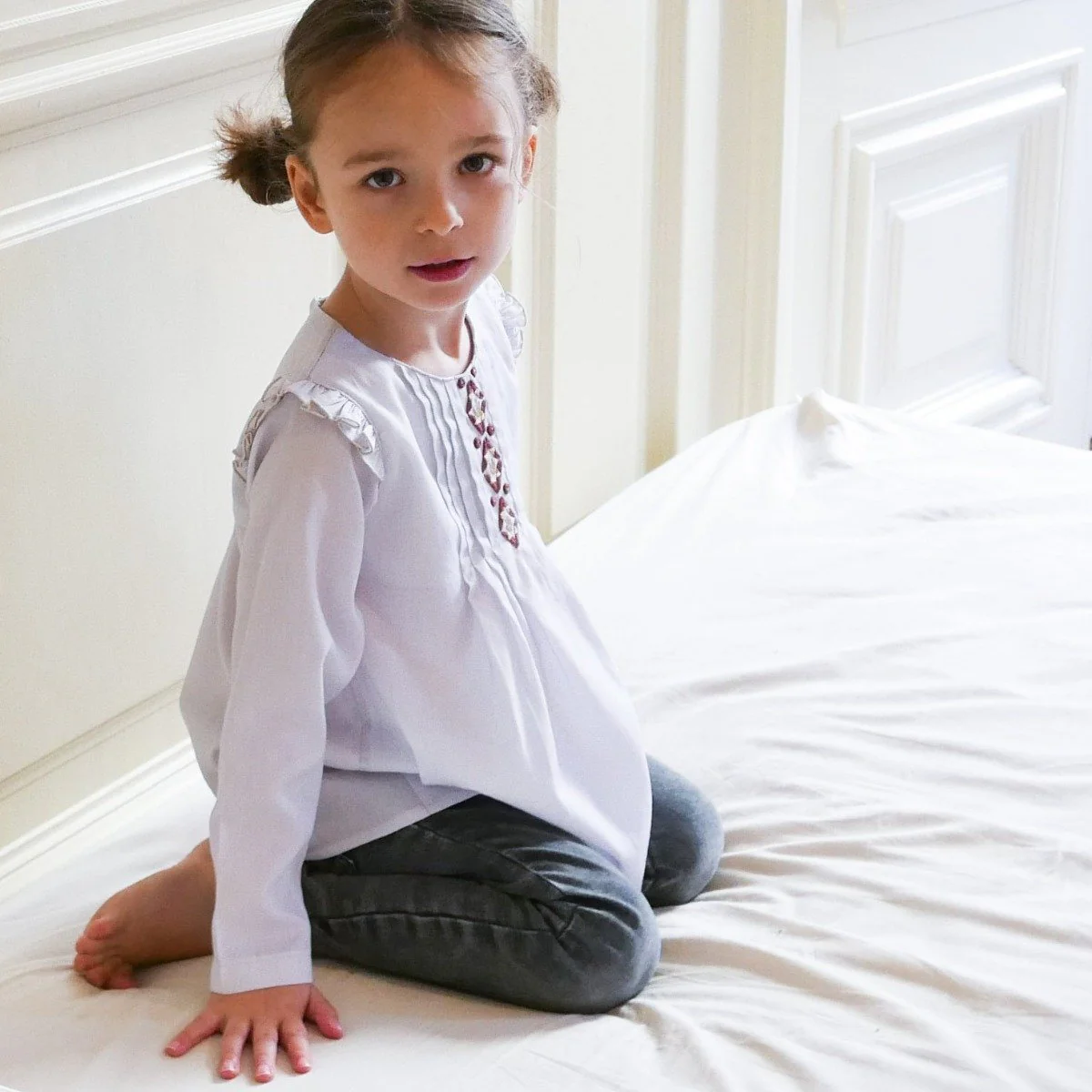 Hellebore Blouse Sewing Pattern - Girl 3/12Y - Ikatee - Image 7