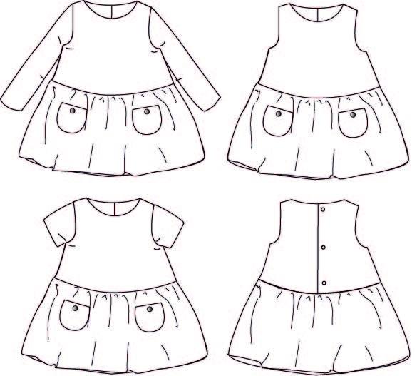 Helsinki Dress Sewing Pattern- Girl 3/12Y - Ikatee - Image 19