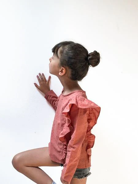 Hibiscus Blouse & T-Shirt Sewing Pattern- Girl 3/12Y - Ikatee - Image 10