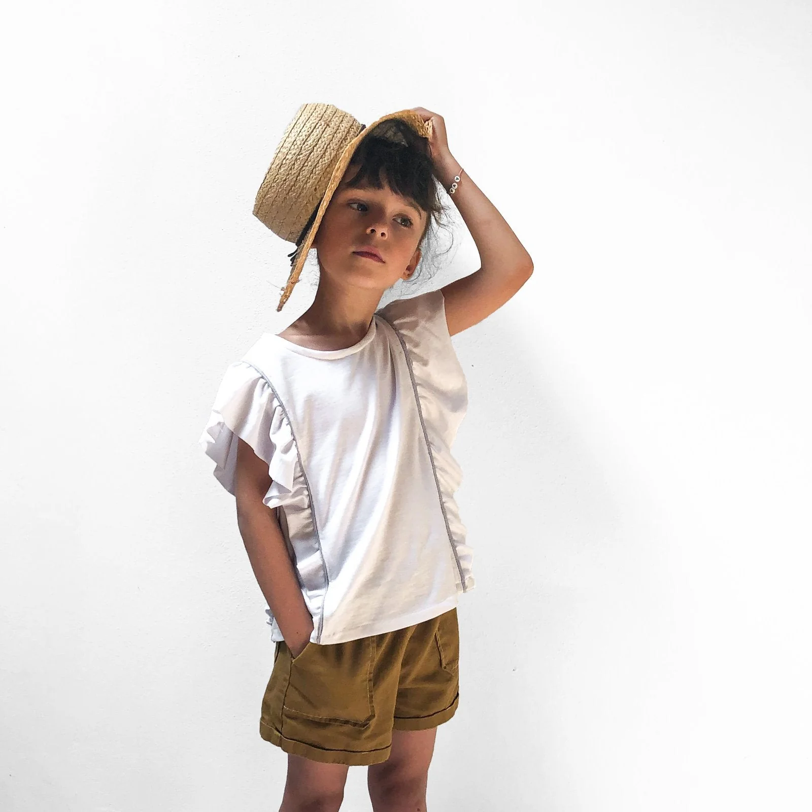 Hibiscus Blouse & T-Shirt Sewing Pattern- Girl 3/12Y - Ikatee - Image 7