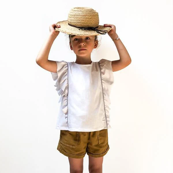 Hibiscus Blouse & T-Shirt Sewing Pattern- Girl 3/12Y - Ikatee - Image 8