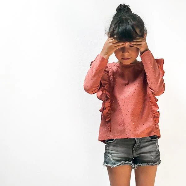 Hibiscus Blouse & T-Shirt Sewing Pattern- Girl 3/12Y - Ikatee - Image 9