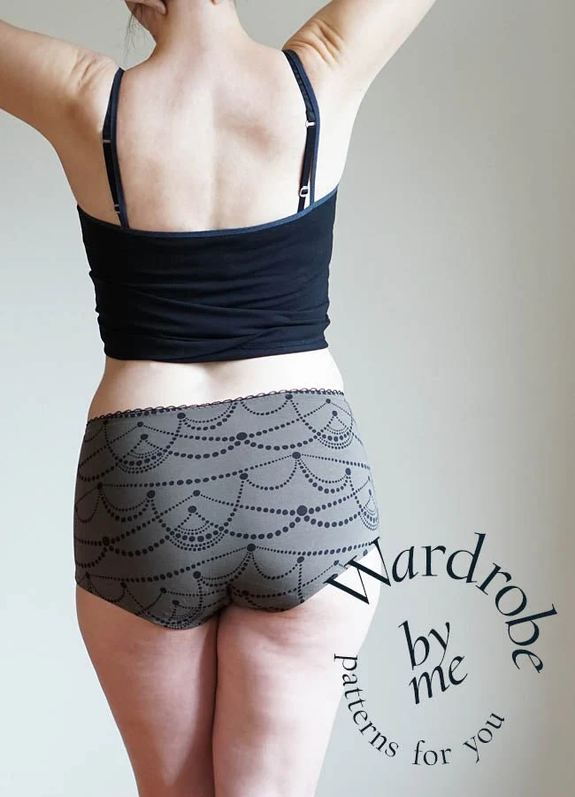 Hipster Underpants Womens Paper Pattern - Wardrobe by Me - Image 3