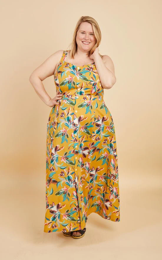 Holyoke Maxi Dress & Skirt Paper Pattern - Size 12-32 -  Cashmerette - Image 2