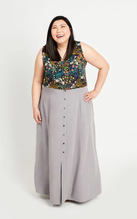 Holyoke Maxi Dress & Skirt Paper Pattern - Size 12-32 -  Cashmerette - Image 3