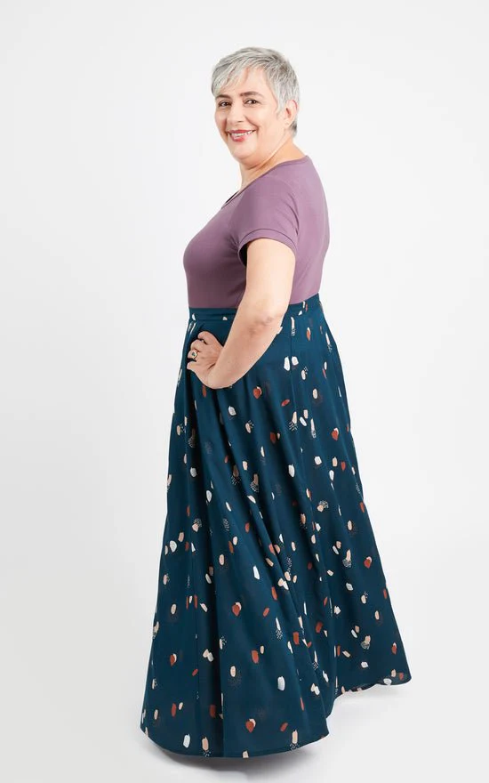 Holyoke Maxi Dress & Skirt Paper Pattern - Size 12-32 -  Cashmerette - Image 5