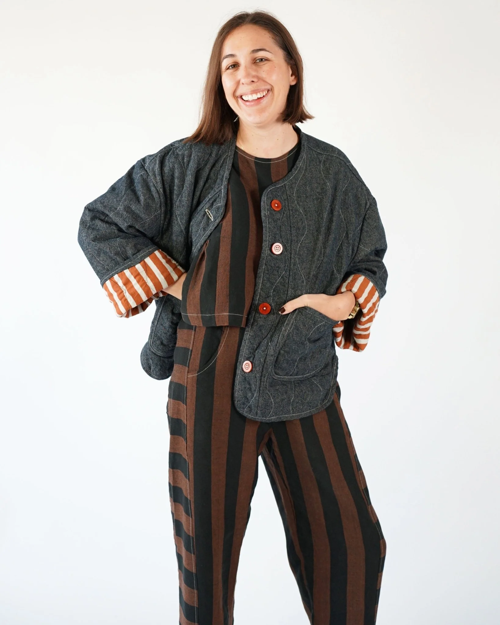 Homebody Quilted Jacket PDF Pattern - Matchy Matchy Sewing Club - Image 13