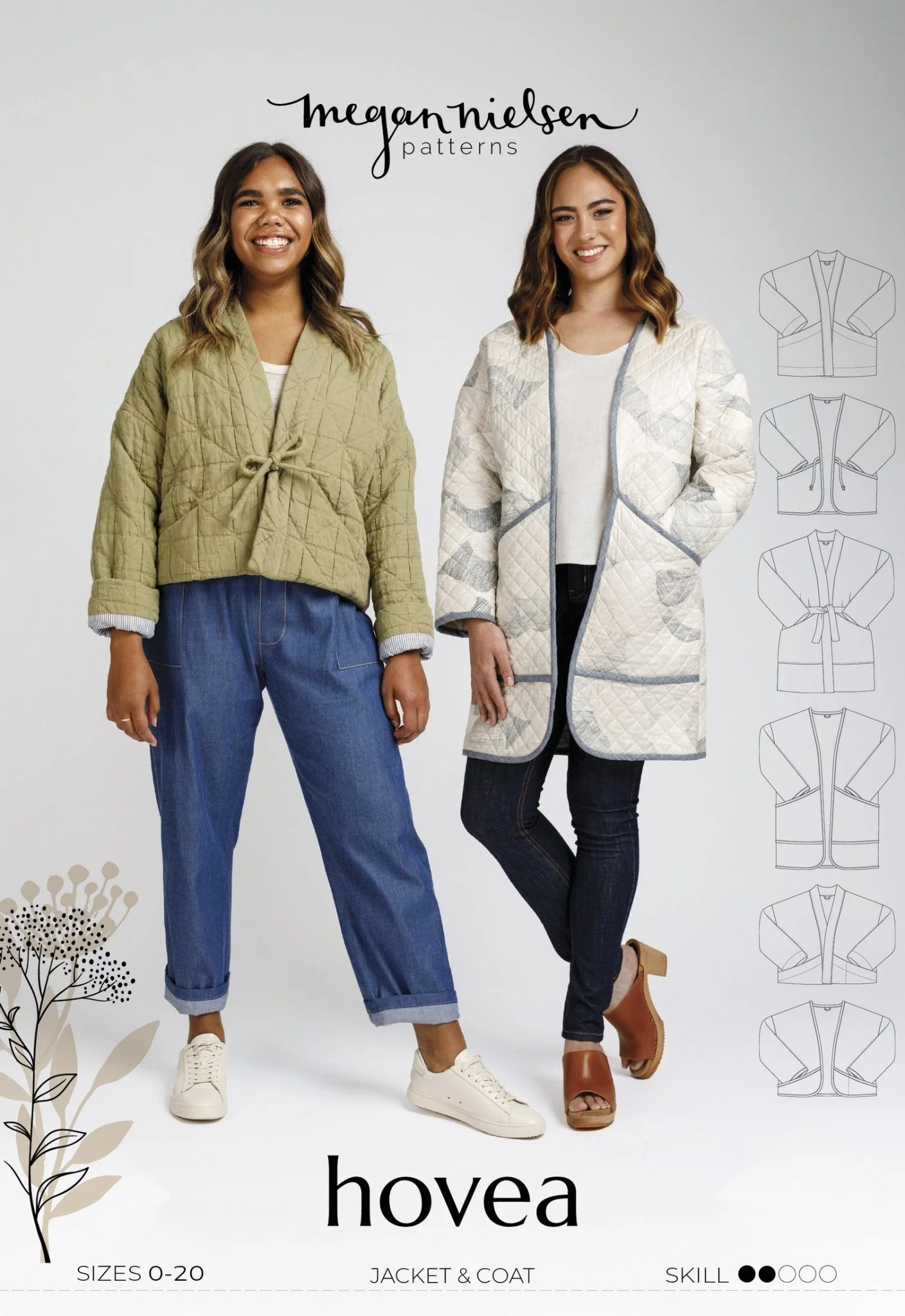 Hovea Jacket & Coat - Megan Nielsen Patterns - Sewing Pattern (2 sizes) - Image 2