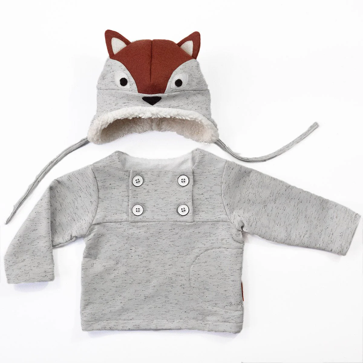 Hugo Sweatshirt & Hat Set Sewing Pattern - Baby 6M/4Y - Ikatee - Image 3