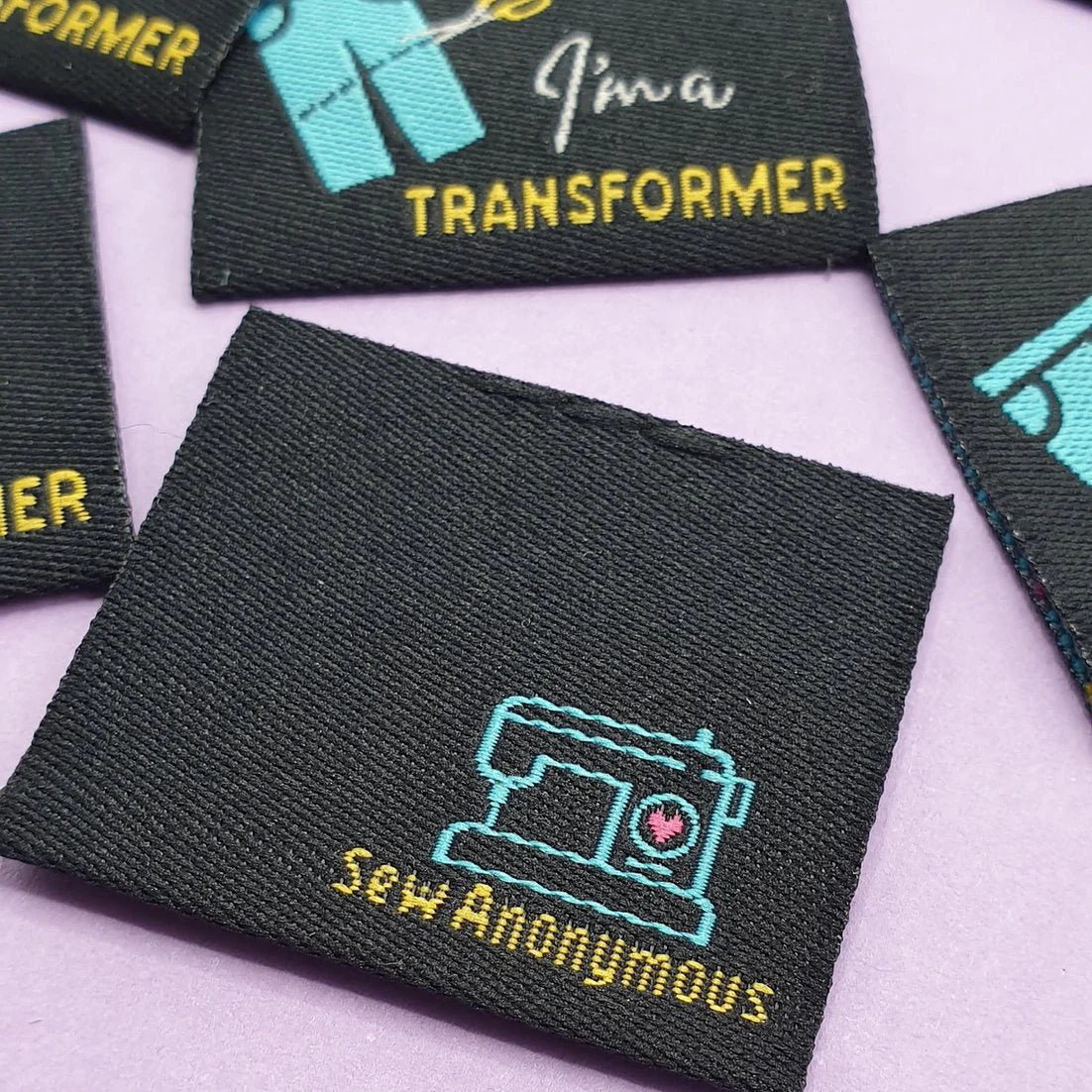 "I AM A TRANSFORMER" Woven Label Pack - Sew Anonymous - Image 4