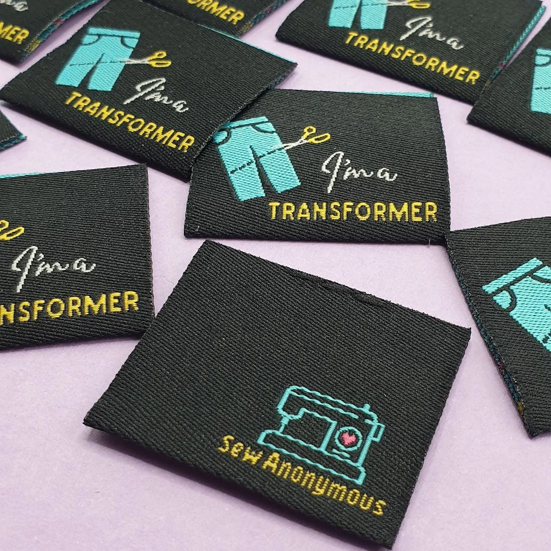 "I AM A TRANSFORMER" Woven Label Pack - Sew Anonymous - Image 5
