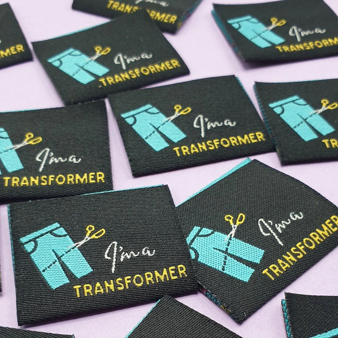 "I AM A TRANSFORMER" Woven Label Pack - Sew Anonymous - Image 6