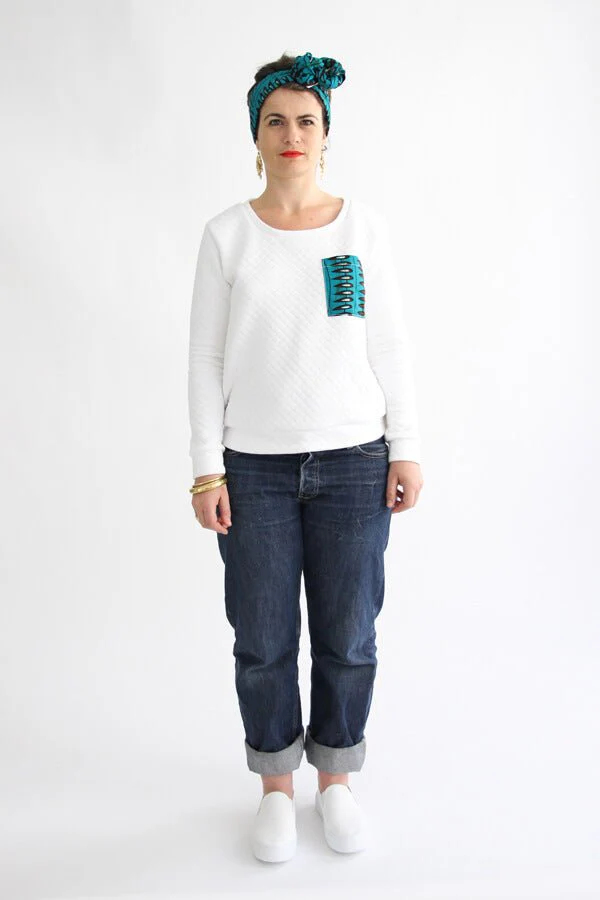 I am APOLLON (Ladies) - Classic Sweatshirt + Dress Pattern - I AM PATTERNS - Image 3