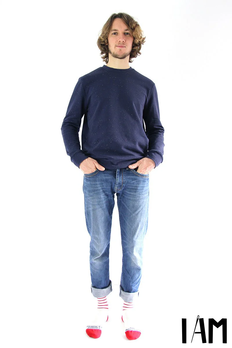 I am APOLLON (Mens) - Classic Sweatshirt Pattern -  I AM PATTERNS - Image 11