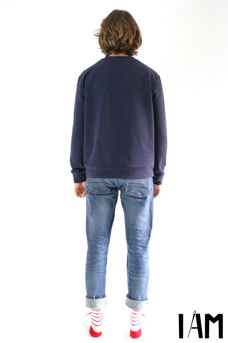 I am APOLLON (Mens) - Classic Sweatshirt Pattern -  I AM PATTERNS - Image 12