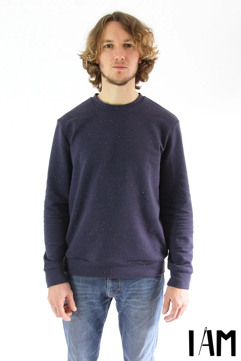 I am APOLLON (Mens) - Classic Sweatshirt Pattern -  I AM PATTERNS - Image 4